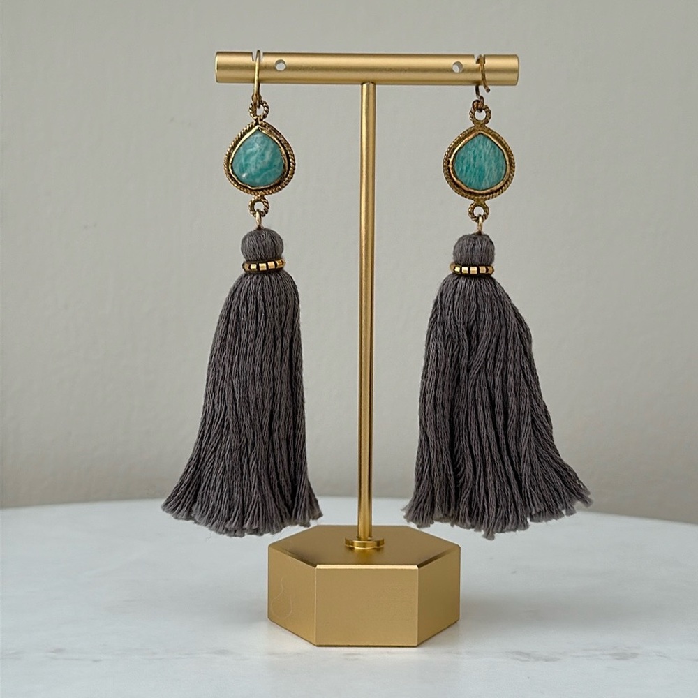 Catherine Canino Tassel Statement Earrings